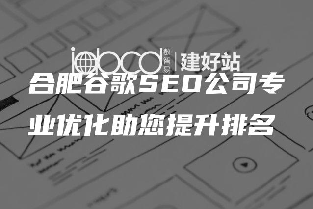 合肥谷歌SEO公司专业优化助您提升排名