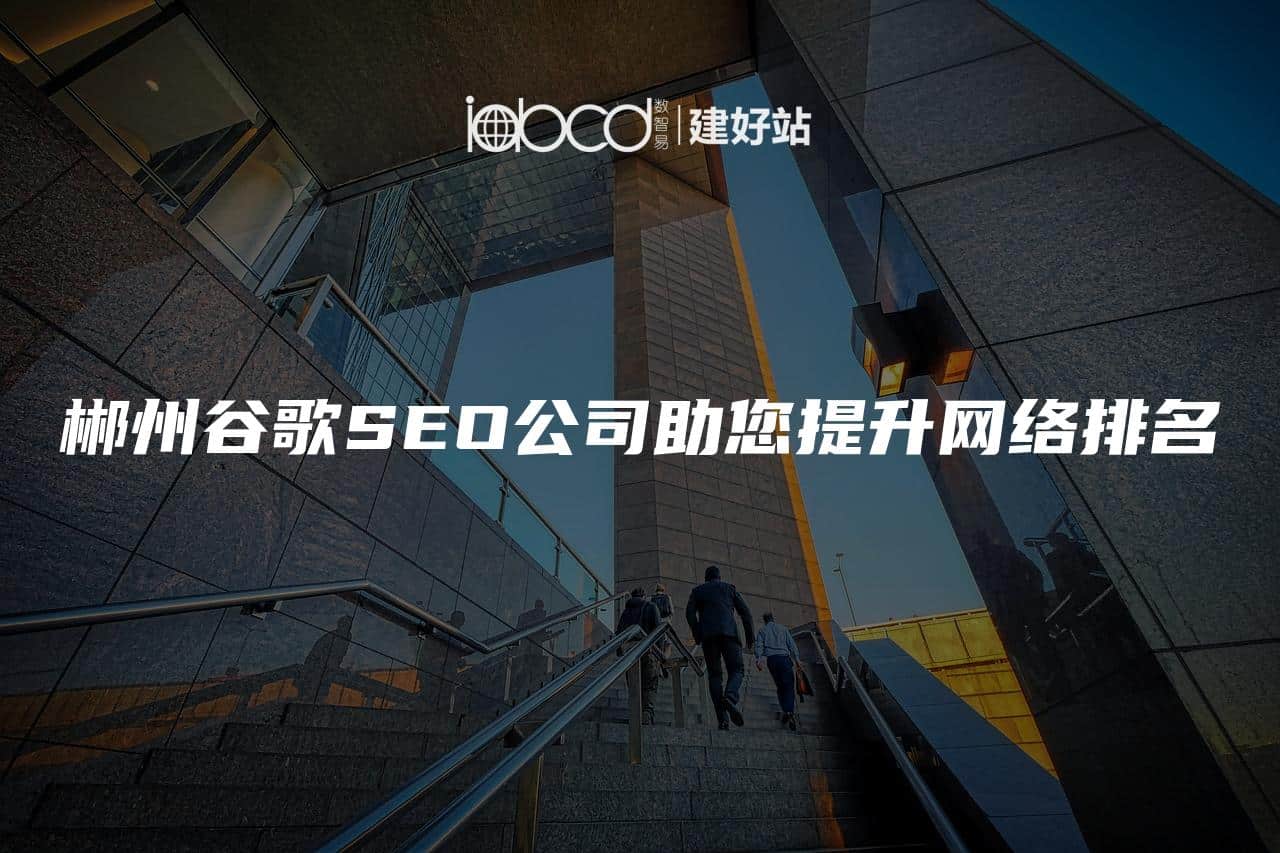 郴州谷歌SEO公司助您提升网络排名