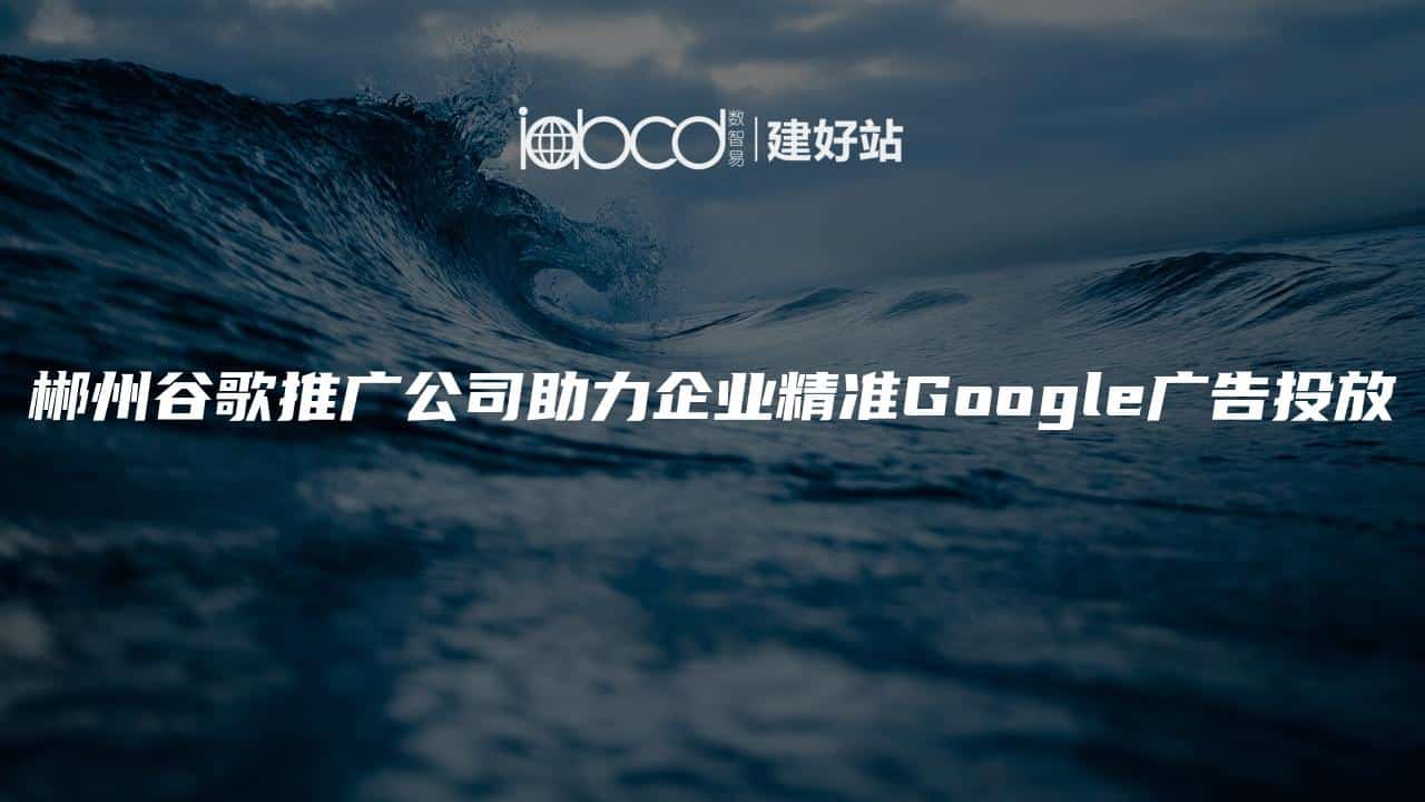 郴州谷歌推广公司助力企业精准Google广告投放