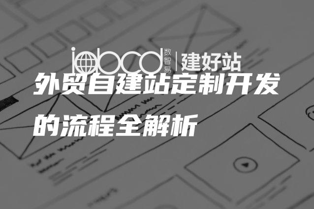 外贸自建站定制开发的流程全解析