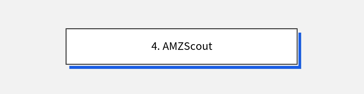 4. AMZScout