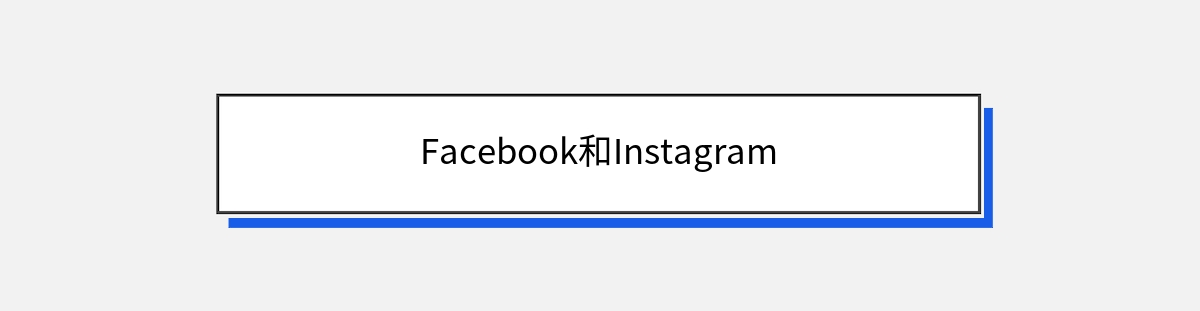 Facebook和Instagram