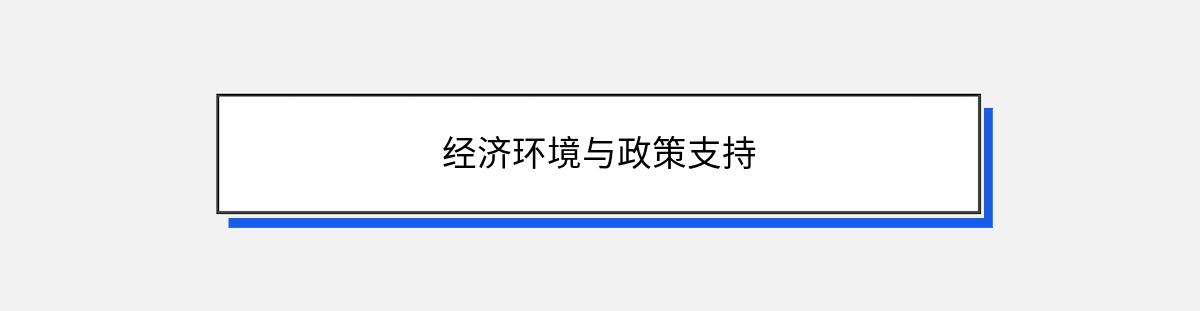 经济环境与政策支持